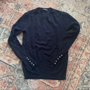 Zara sweater with pearls